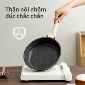 Bộ nồi chảo đá maifan chống dính